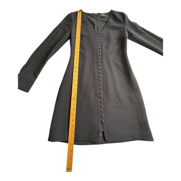 Club Monaco Women Button AccentsBlack Mini Dress Size 00 - Picture 10 of 16